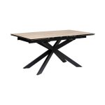 Atmosphera - table  manger extensible effet bois 'boot' 160 - 240cm naturel