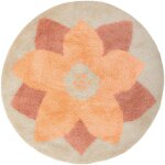 Tapis anny rose d100cm atmosphera crateur d'intrieur