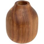 Atmosphera - vase décoratif en bois d'acacia soliflore Atmosphera - vase décoratif en bois d'acacia soliflore