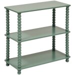 Atmosphera - etag�res 2 etag�res chamlo vert olive 75x34cm cr�ateur d'int�rieur