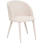 Atmosphera - fauteuil de table celeste beige l60xp54xh80cm cr�ateur d'int�rieur