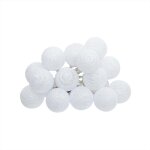 Guirlande led 16 boules pile blanc l255cm atmosphera crateur d'intrieur