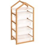 Atmosphera - meuble de rangement 4 étagères bako blanc 43x94, 5cm créateur d'intérieur Atmosphera - meuble de rangement 4 étagères bako blanc 43x94, 5cm créateur d'intérieur
