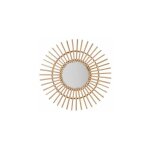 Miroir en rotin en forme de soleil - d 58 cm - livraison gratuite Miroir en rotin en forme de soleil - d 58 cm - livraison gratuite