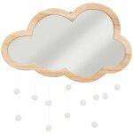Atmosphera - miroir en forme de nuage en bois 40x36cm créateur d'intérieur Atmosphera - miroir en forme de nuage en bois 40x36cm créateur d'intérieur