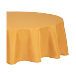 Nappe antitache ronde 'unie' 180cm ocre Nappe antitache ronde 'unie' 180cm ocre