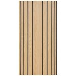 Atmosphera - panneau dcoratif mural colva beige fond noir 120x60cm crateur d'intrieur