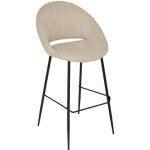 Atmosphera - tabouret de bar amago beige 54x52cm cr�ateur d'int�rieur