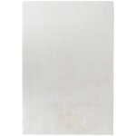 Tapis fausse fourrure couka blanc 90x60cm atmosphera cr�ateur d'int�rieur