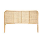T�te de lit en rotin 'ronnie' 160cm beige
