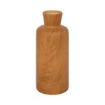 Vase d�co effet bois 'soa' 30cm marron