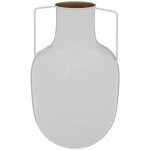 Atmosphera - vase en métal le colectionneur h30, 5cm blanc créateur d'intérieur Atmosphera - vase en métal le colectionneur h30, 5cm blanc créateur d'intérieur