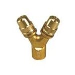Gloria - atomiseur fourche laiton avec 2 embouts cône creux 1mm - 724480. 0000 Gloria - atomiseur fourche laiton avec 2 embouts cône creux 1mm - 724480. 0000