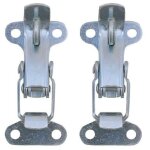 Attaches capot griffe acier x2