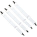 Attache - draps r�glable (65 cm � 200 cm), fermeture � sangle r�glable pour draps de lit, draps de canap�, ...