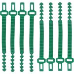 Attaches végétales, 8pcs réglables attaches torsadées 24cm attache plante en plastique réglable bretelles ... Attaches végétales, 8pcs réglables attaches torsadées 24cm attache plante en plastique réglable bretelles ...