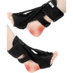 Attelle nuit pour fasciite plantaire, conception rglable 3 sangles avec barre aluminium, sommeil confortable ...