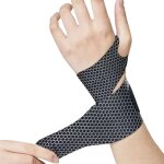 Attelle de poignet fine aqyh - r�glable - souple et respirante - soulagement du syndrome du canal carpien ...