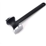 Attendrisseur de viande en acier inoxydable, marteau  viande double face pour steak, poulet, porc, lave ...