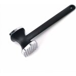 Attendrisseur de viande en acier inoxydable, marteau � viande double face pour steak, poulet, porc, lave ...