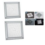 Attrape cheveux douche 12, 3 x 12, 3 cm filtre evier cuisine de carr� en acier inoxydable argent� grille ...