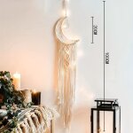 Attrape - r�ves tricot� en macram� pour chambre � coucher, d�coration murale pour la maison