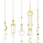 Attrape - soleils lot de 5 suncatcher pendentif en cristal ornement capteur de soleil cristal dcoration ...