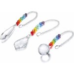 Memkey - attrape - soleil 7chakra prisme perles capteurs de soleil en cristal dcoration ornement arc ...