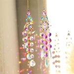Attrape - soleils en cristal, pendentif prisme attrape - soleil en cristal color, suncatcher pendentif, ...