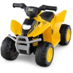 Costway - atv lectrique pour enfants 18 - 36 mois, voiture quad alimente par batterie 6v avec son de ...