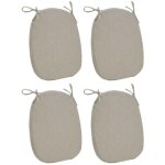Assise de chaise écru (lot de 4) Assise de chaise écru (lot de 4)