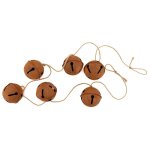 Guirlande 6 grelots en mtal vieilli