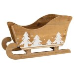 Luge traineau en pin noel Luge traineau en pin noel