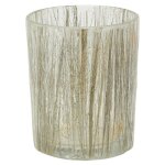 Aubry gaspard - photophores en verre herbes dores h 13