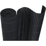 Brise - vue en pvc 200x400cm, anthracite, brise - vue extrieur avec lattes renforces, brise - vue coupe ...