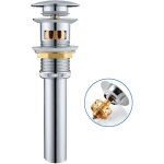 Auralum max - bonde de lavabo pop - up avec trop - plein et panier filtrant, bonde de vidange standard ...