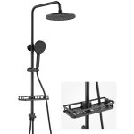 Auralum max colonne de douche sans robinetterie en acier inoxydable � 2 fonctions avec douchette � main ...