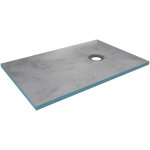 Bac receveur de douche  carreler 90x140cm recoupable sur mesure pour douche  l'italienne