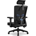 Authmic - chaise de bureau - chaise bureau ergonomique - inclinable de 90 � 130� - r�glables appuie - ...