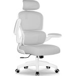 Authmic - chaise de bureau inclinable, rglable en hauteur, fauteuil de bureau avec accoudoir pliable, ...