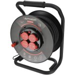 Autobest - enrouleur de chantier 25 mtres 3g2. 5mm - 4 prises - 16a