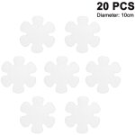 Autocollants antid�rapants motif flocons et fleurs, imperm�ables pour baignoire enfants