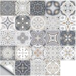 Autocollants de carreaux muraux, autocollant sol carrelage mural stickers diy carreaux decals pour la ...