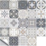 Autocollants de carreaux muraux, autocollant sol carrelage mural stickers diy carreaux decals pour la ...