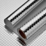 Autocollant cuisine feuille d'aluminium auto - adh�sif cuisine papier peint r�sistant � la chaleur r�sistant ...