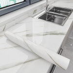 Autocollants muraux autocollants - papier peint imitation marbre - film de protection imperm�able et ...