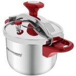 Autocuiseur - rosenberg - 9l - inox - antiadhsif - tous feux avec soupape de scurit