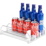 Rhg automatique rangement canette frigo organisateur canette de bi�re soda boisson pour r�frig�rateur ...