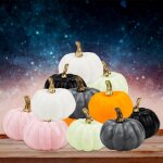 Automne citrouilles 12 pièces simulation citrouille decorative mini citrouille halloween pour halloween ... Automne citrouilles 12 pièces simulation citrouille decorative mini citrouille halloween pour halloween ...