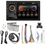 Autoradio android 11 double din navigation radio fm avec cran tactile 7 pouces prise en charge wifi ...